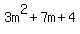 3m%5E2%2B7m%2B4