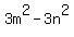 3m%5E2-3n%5E2