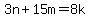 3n%2B15m=8k