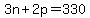 3n%2B2p=330