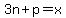 3n%2Bp=x