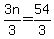 3n%2F3=54%2F3