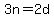 3n=2d