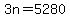 3n=5280