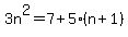 3n%5E2=7%2B5%28n%2B1%29