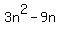 3n%5E2+-+9n