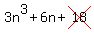 3n%5E3+%2B+6n+%2B+cross%2818%29