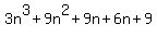 3n%5E3+%2B+9n%5E2+%2B+9n+%2B+6n+%2B+9