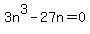 3n%5E3-27n=0