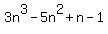 3n%5E3-5n%5E2%2Bn-1