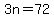 3n+=+72
