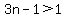 3n-1+%3E+1