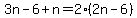 3n-6%2Bn=2%282n-6%29