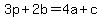 3p%2B2b=4a%2Bc