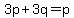 3p%2B3q=p