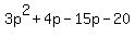 3p%5E2%2B4p-15p-20