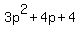 3p%5E2+%2B+4p+%2B+4