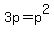 3p+=+p%5E2