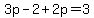 3p-2%2B2p=3+