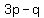3p-q