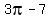 3pi+-7