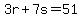 3r%2B7s=51