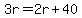 3r=2r%2B40