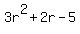 3r%5E2%2B2r-5