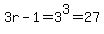 3r-1+=+3%5E3+=+27
