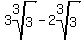 3root%283%2C3%29+-+2root%283%2C3%29