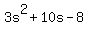 3s%5E2%2B10s-8