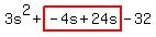 3s%5E2%2Bhighlight%28-4s%2B24s%29-32
