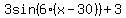 3sin%286%28x-30%29%29%2B3