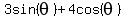 3sin%28theta%29%2B4cos%28theta%29