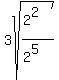 3sqrt%28%282%5E2%29%2F%282%5E5%29%29+