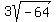 3sqrt%28-64%29