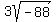 3sqrt%28-88%29