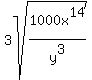 3sqrt%281000x%5E14%2Fy%5E3%29