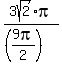 3sqrt%282%29%2Api%2F%28%289pi%2F2%29%29