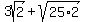 3sqrt%282%29%2Bsqrt%2825%2A2%29
