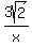 3sqrt%282%29%2Fx