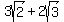 3sqrt%282%29+%2B+2sqrt%283%29
