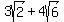 3sqrt%282%29+%2B+4sqrt%286%29