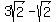 3sqrt%282%29-sqrt%282%29