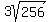 3sqrt%28256%29