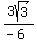 3sqrt%283%29%2F%28-6%29