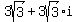 3sqrt%283%29+%2B+3sqrt%283%29%2Ai