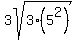 3sqrt%283%2A%285%5E2%29%29