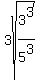 3sqrt%283%5E3%2F5%5E3%29
