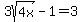 3sqrt%284x%29-1=3%29